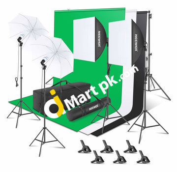 Neewer® Photography Backdrop Lighting Kit - 8.5X10Ft 800W 5500K Softbox Background Support System